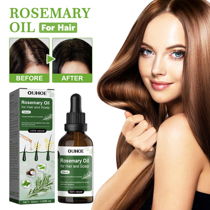 Hair Care Rosemary Oil, Anti-Loss Hair Nourish And Strengthen Hair Care Essential Oil