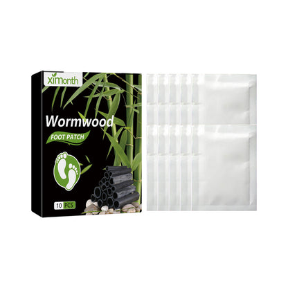 Wormwood Foot Pads, Help Sleep Relieve Physical And Mental Fatigue Foot Deep Cleaning Massage Treatment Patch
