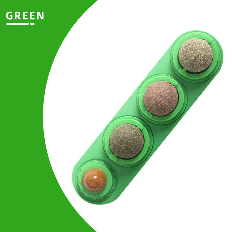 Cat mint ball spinning ball toy cat snacks lollipops self fun toys lots of fun