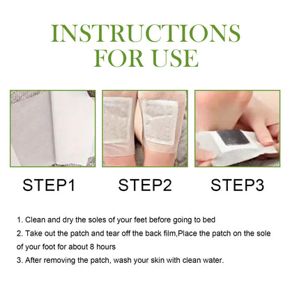 Wormwood Foot Pads, Help Sleep Relieve Physical And Mental Fatigue Foot Deep Cleaning Massage Treatment Patch