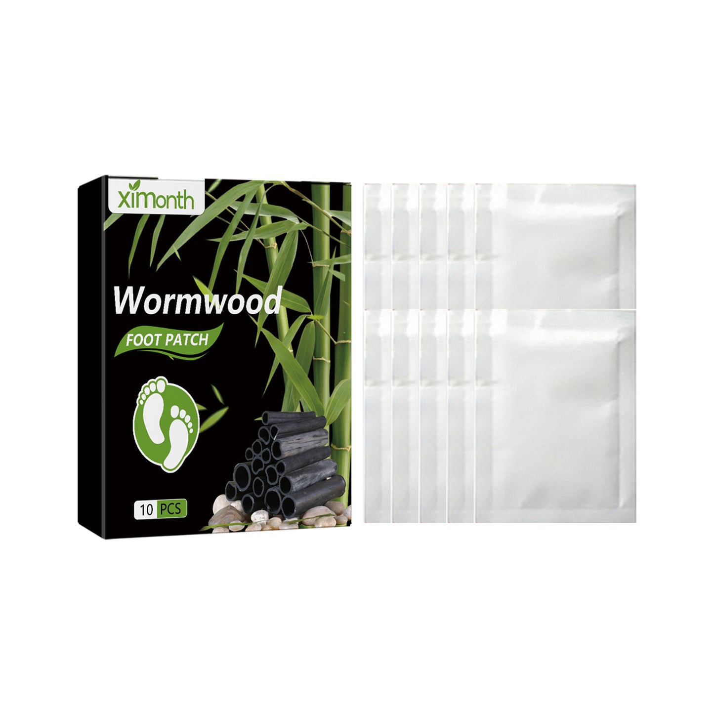 Wormwood Foot Pads, Help Sleep Relieve Physical And Mental Fatigue Foot Deep Cleaning Massage Treatment Patch